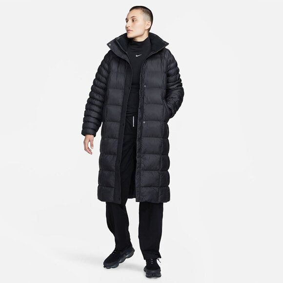 Nike Sportswear Swoosh Puffer PrimaLoft Parka Coat Jacket FB7670-010, Women's S - Picture 1 of 15